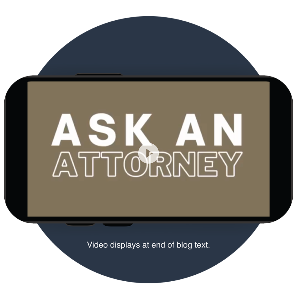 Ask an Attorney