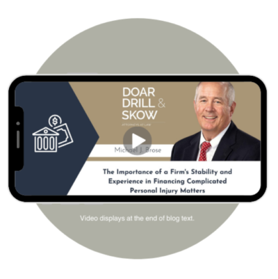 The Importance of a Firm's Stability and Experience in Financing Complicated Personal Injury Matters lbog